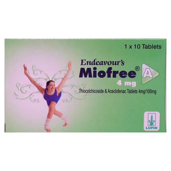 Miofree A 4 mg Tablet 10's, Pack of 10