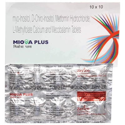 Miova Plus Tablet 10's, Pack of 10 TABLETS