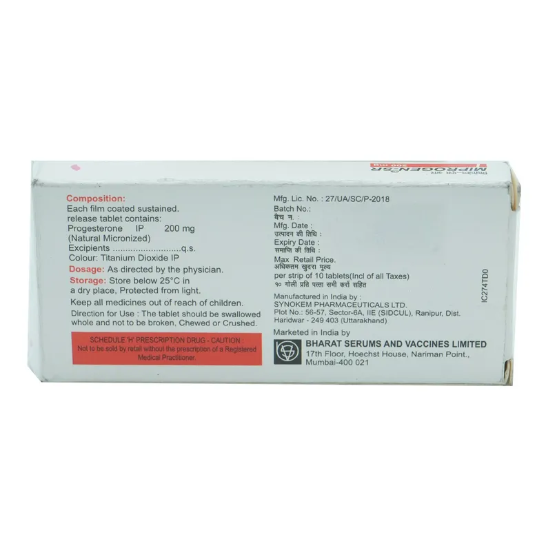 Buy Miprogen SR 200 Tablet online | Uses, Side Effects, Price and ...