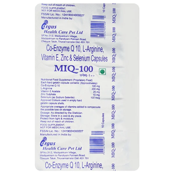 MIQ-100 Capsule 10's