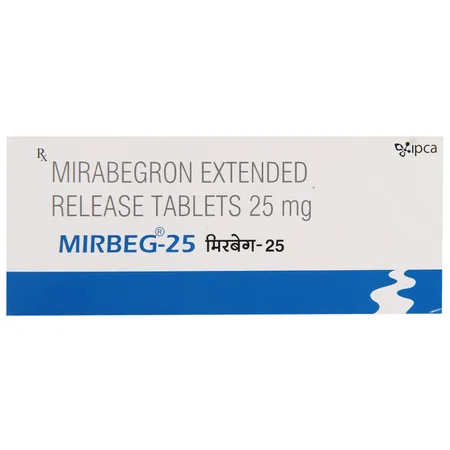 Mirbeg 25 ER Tablet 10's