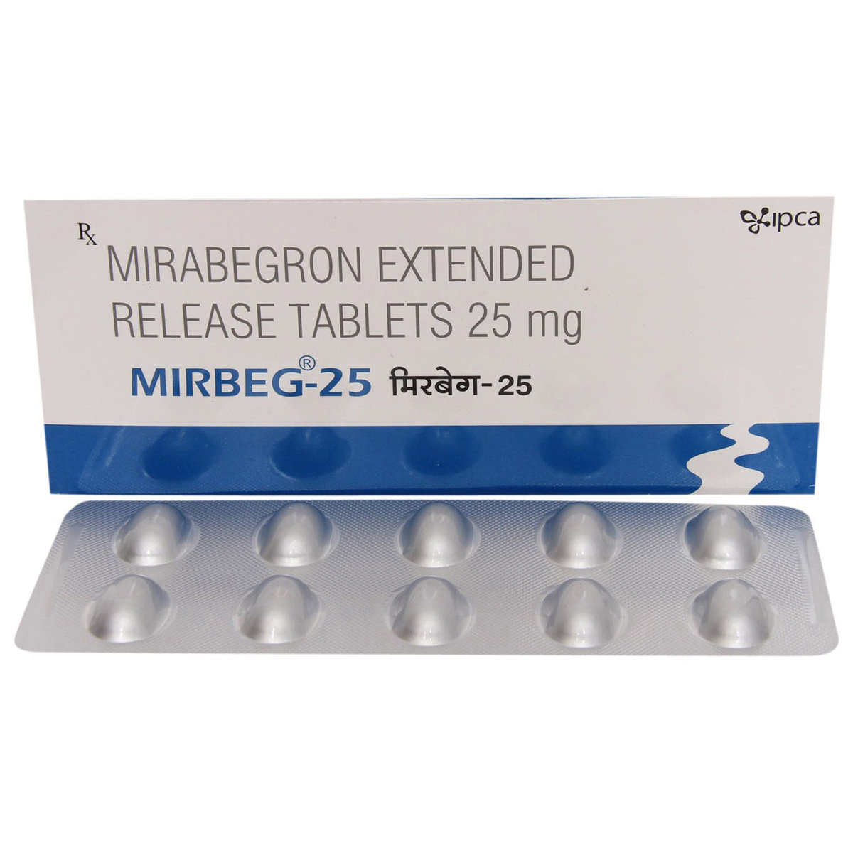 Mirbeg 25 ER Tablet 10's, Pack of 10 TABLET ERS Mirbeg 25 ER Tablet 10's, Pack of 10 TABLET ERS