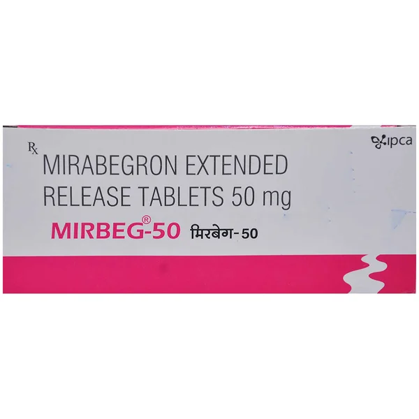 Mirbeg-50 Tablet 10's, Pack of 10 TABLETS