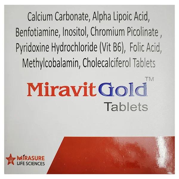 Miravit Gold Tablet 10's