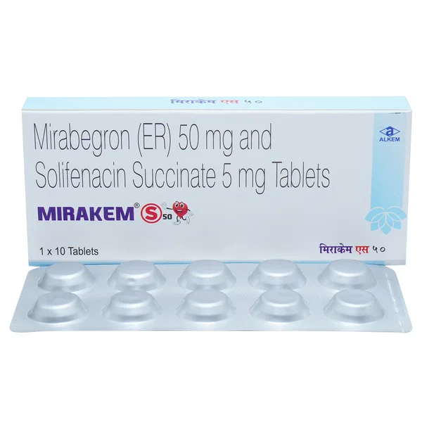 Mirakem S 50 Tablet 10's, Pack of 10