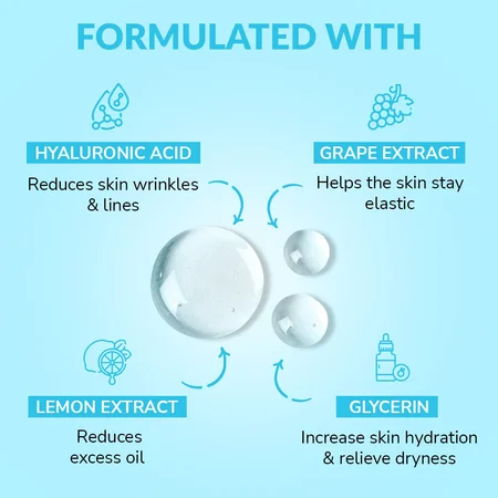 Mirabelle Korea Hyaluronic Acid Facial Sheet Mask, 1 Count