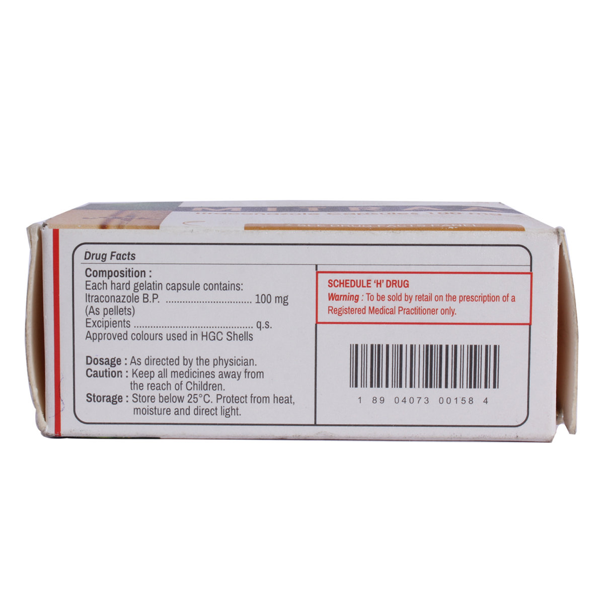 Mitraa 100 mg Capsule 4's, Pack of 4 CAPSULES Mitraa 100 mg Capsule 4's, Pack of 4 CAPSULES