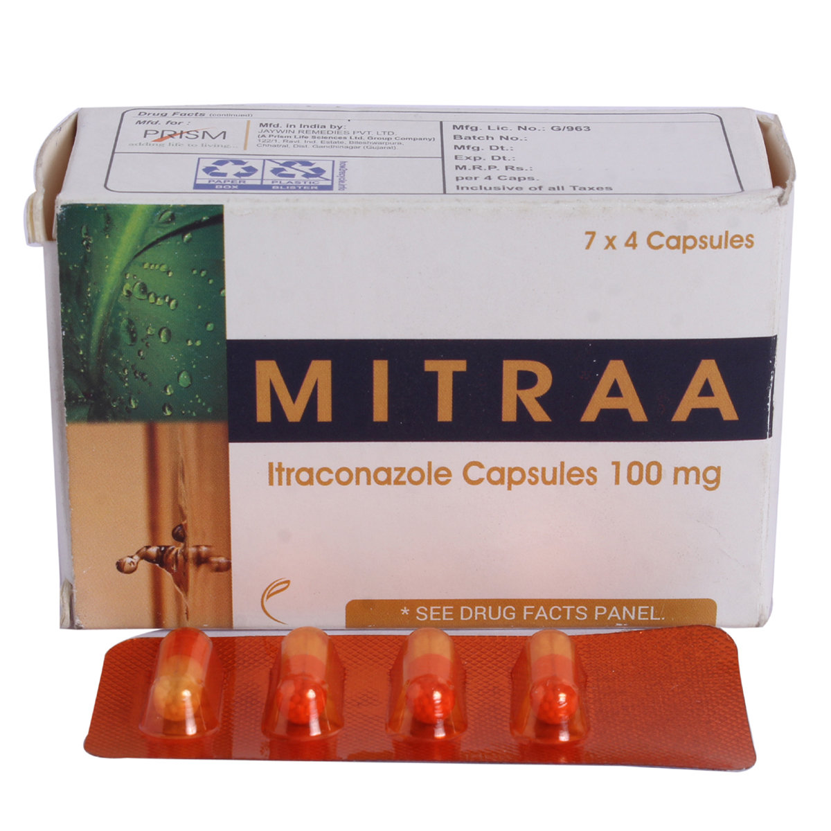 Mitraa 100 mg Capsule 4's, Pack of 4 CAPSULES Mitraa 100 mg Capsule 4's, Pack of 4 CAPSULES