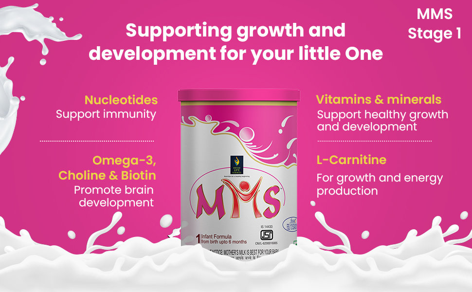 Buy MMS Stage 1 Infant Formula Powder, 400 gm | 19 Minutes Delivery ...