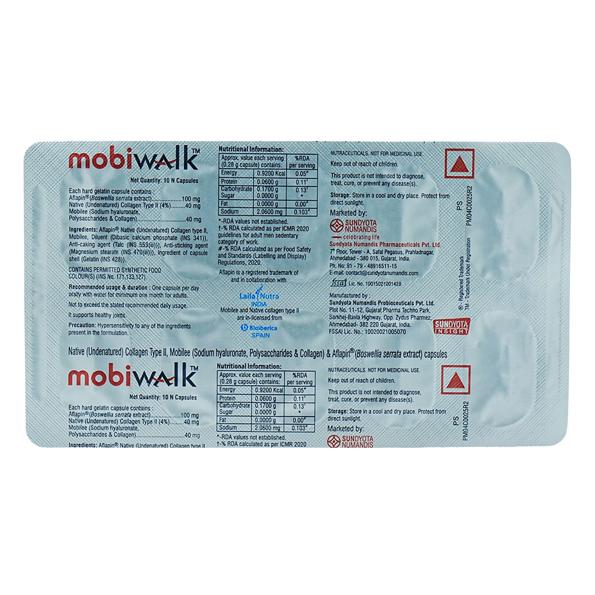 Buy Mobiwalk Capsule 10's Online