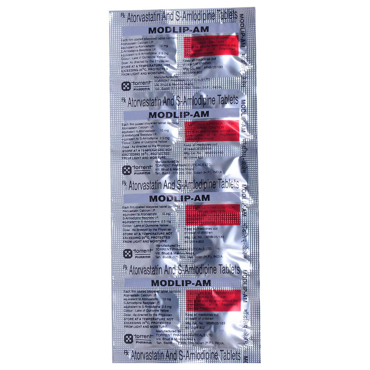 Modlip-AM Tablet 10's, Pack of 10 Modlip-AM Tablet 10's, Pack of 10