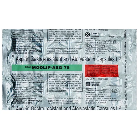 New Modlip-ASG 75 Capsule 10's
