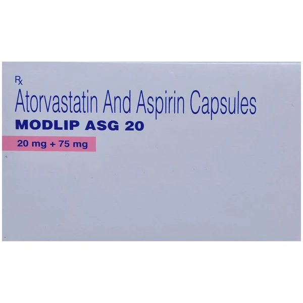 Modlip ASG 20 Capsule 10's, Pack of 10 CAPSULES