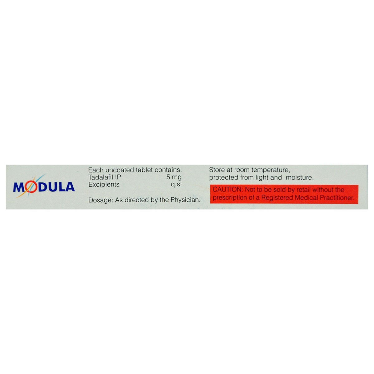 Tadalafil tablets modula