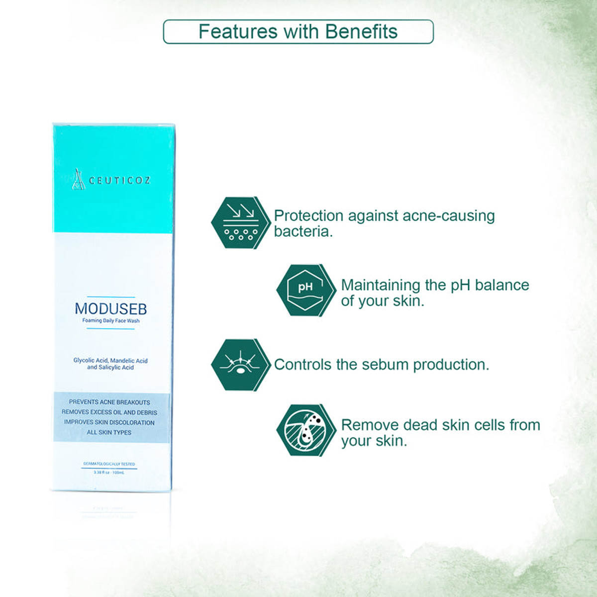 Moduseb Foaming Daily Face Wash 100 ml, Pack of 1 Moduseb Foaming Daily Face Wash 100 ml, Pack of 1