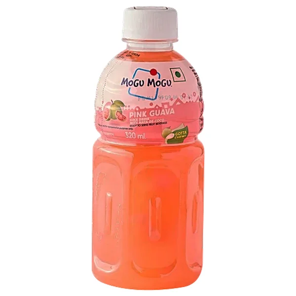 Mogu Mogu Pink Guava Flavour Juice Drink, 320 ml