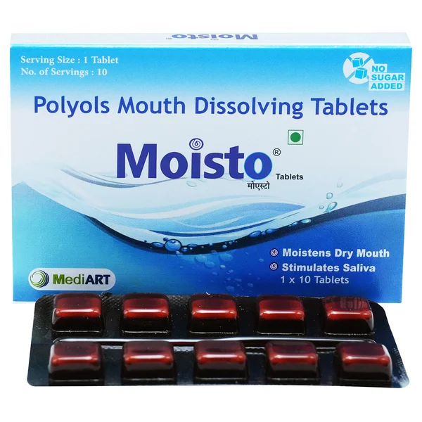 Moisto Md Tablet 10'S, Pack of 10 TabletS