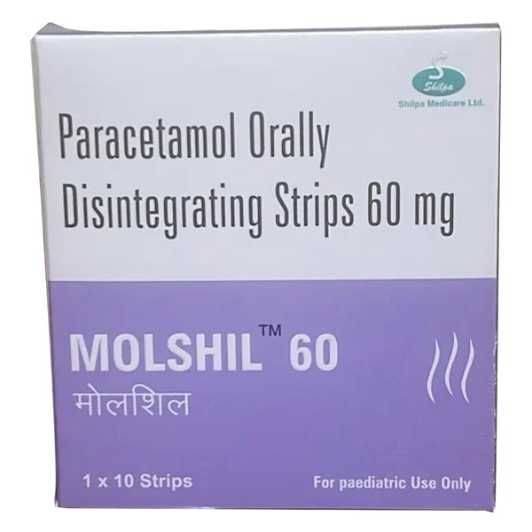 Molshil 60 Paediatric Disintegrating Strips 10's