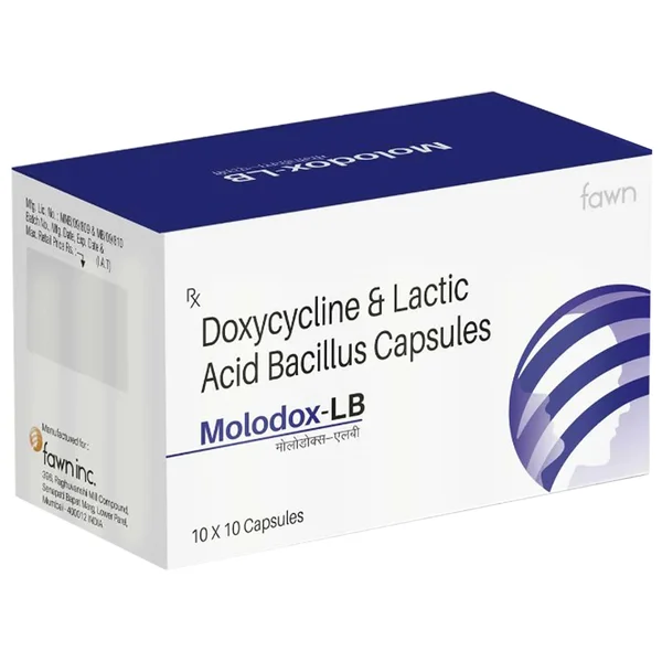 Molodox-LB Capsule 10's, Pack of 10