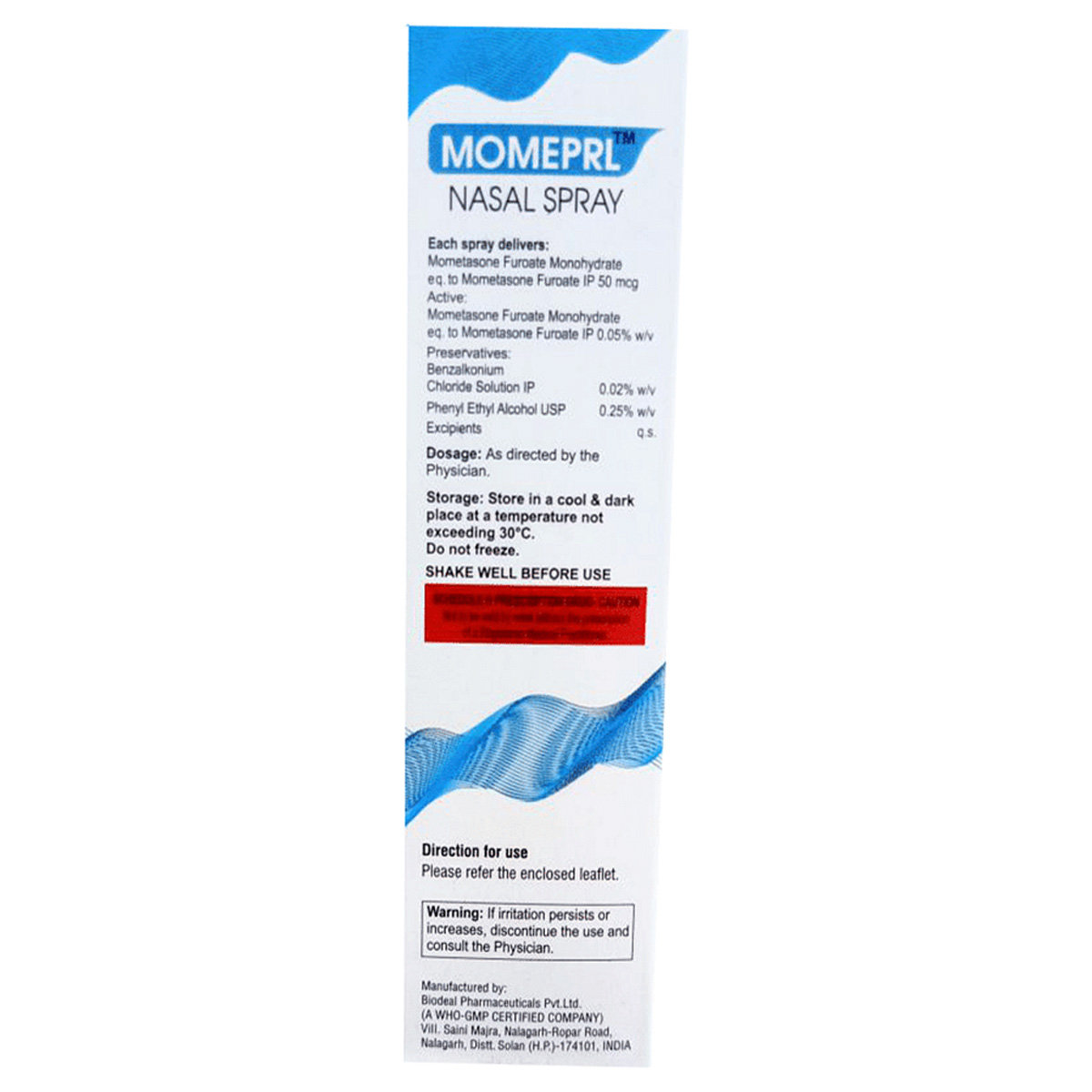 Momeprl Nasal Spray 10 ml, Pack of 1 NASAL SPRAY Momeprl Nasal Spray 10 ml, Pack of 1 NASAL SPRAY