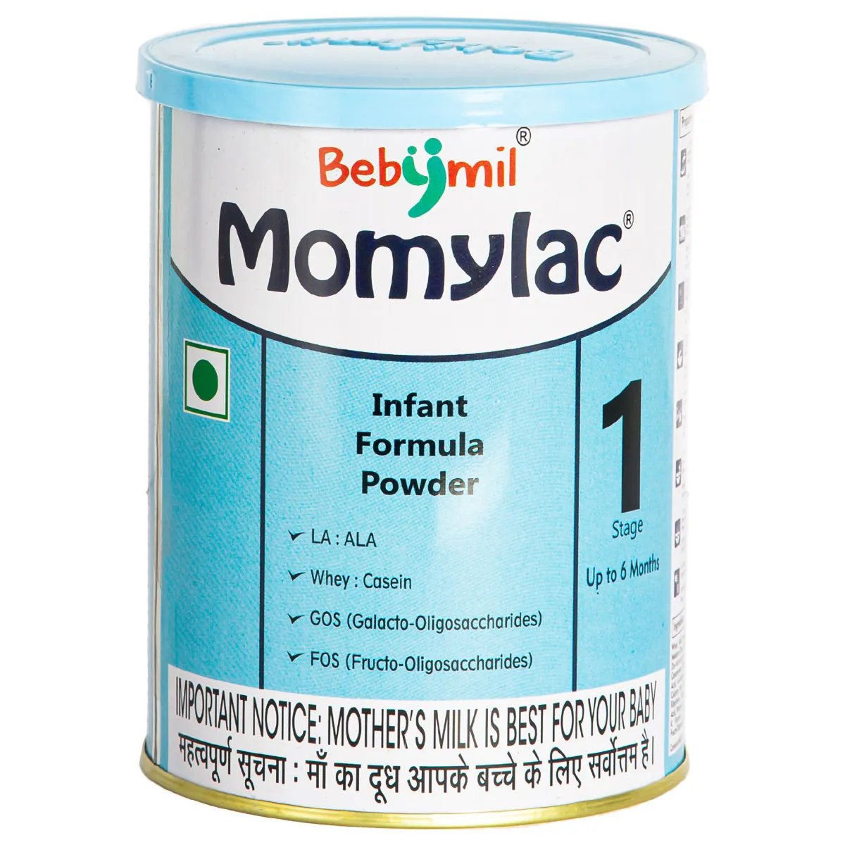Momylac Infant Formula Stage Powder, 400 gm Tin