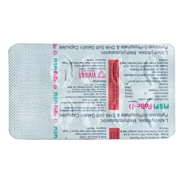 Mom-Folic D Softgel Capsule 10's, Pack of 10