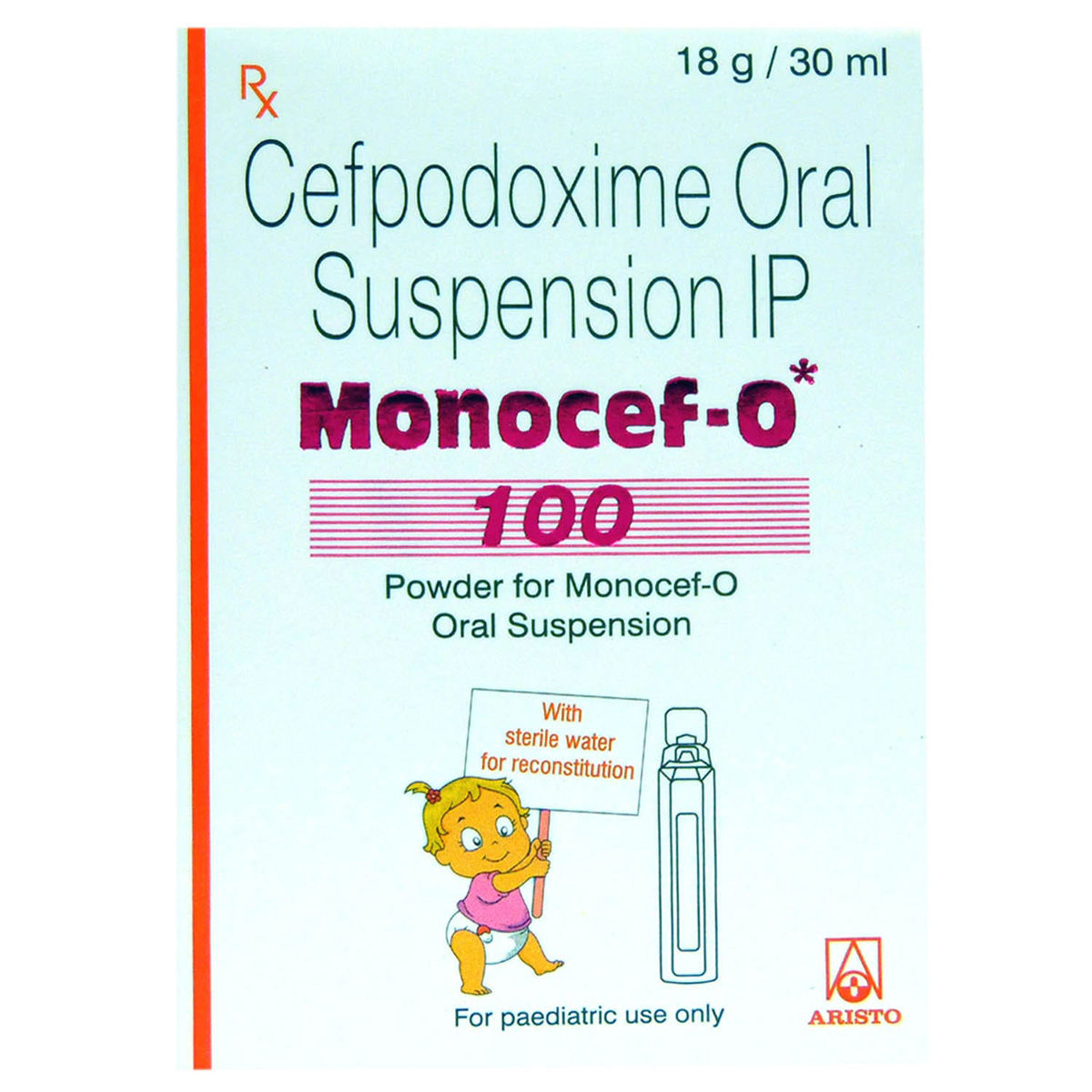 Buy Monocef-O 100 Oral Suspension 30 ml Online