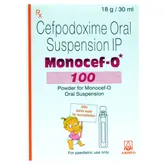 Monocef-O 100 Oral Suspension 30 ml, Pack of 1 ORAL SUSPENSION