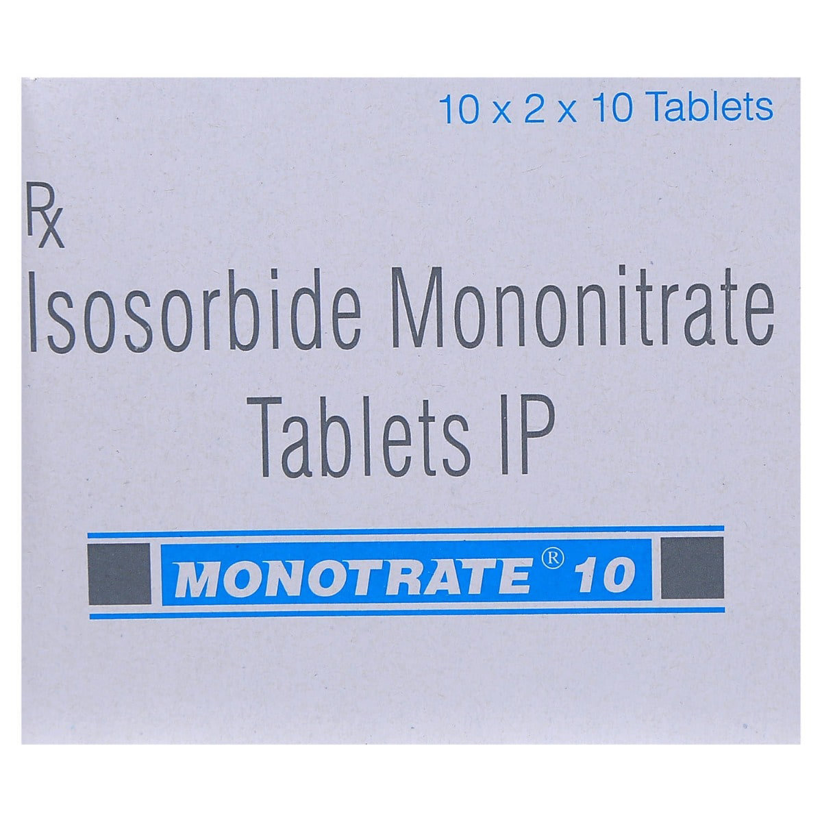 Monotrate 10 Tablet 10's, Pack of 10 TABLETS Monotrate 10 Tablet 10's, Pack of 10 TABLETS