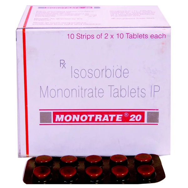 Monotrate 20 Tablet 10's, Pack of 10 TABLETS