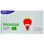 Montair 4 mg Chewable Tablet 