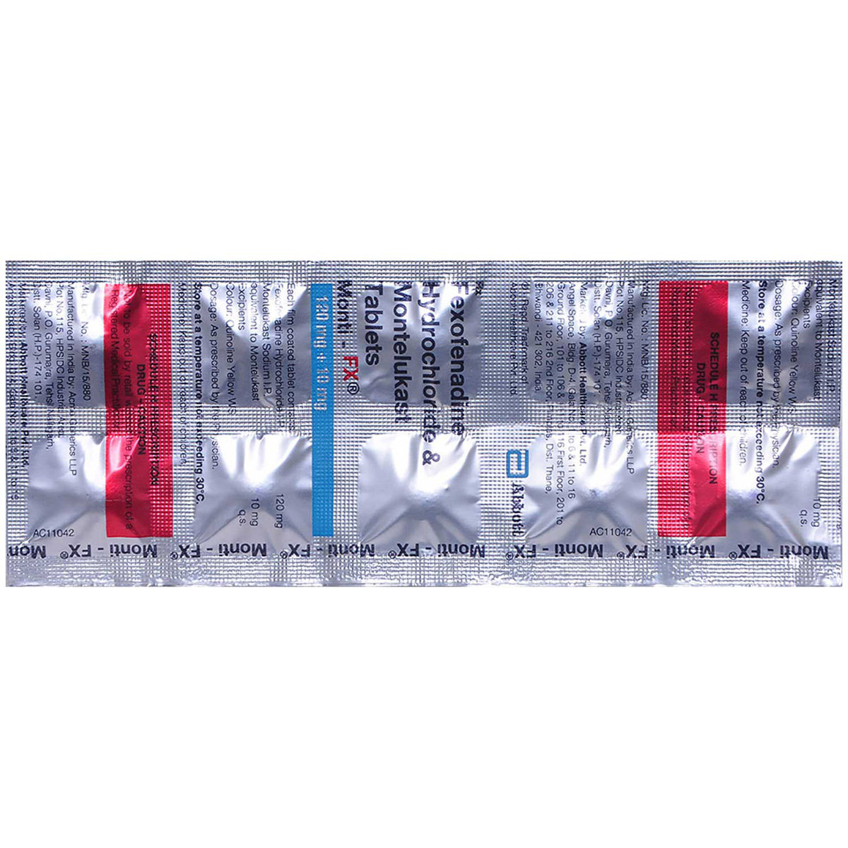 Monti FX Tablet 10's, Pack of 10 TABLETS Monti FX Tablet 10's, Pack of 10 TABLETS