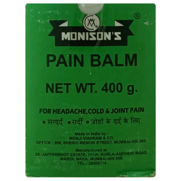 Monisons Pain Balm, 400 gm, Pack of 1