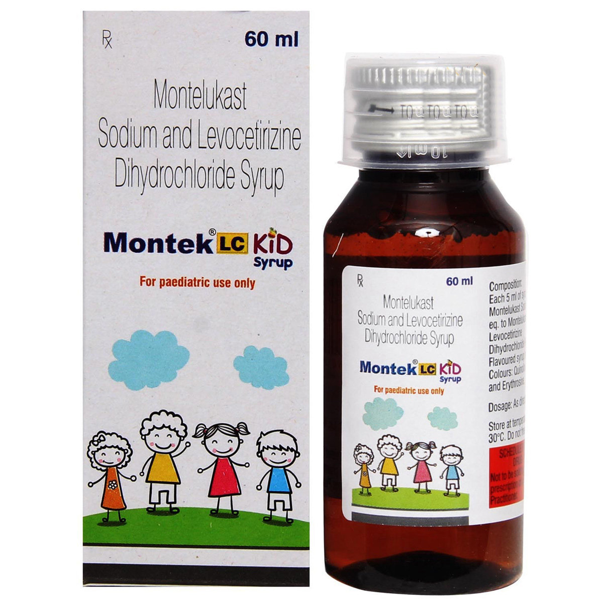 Montek LC Kid Syrup 60 ml, Pack of 1 SYRUP Montek LC Kid Syrup 60 ml, Pack of 1 SYRUP