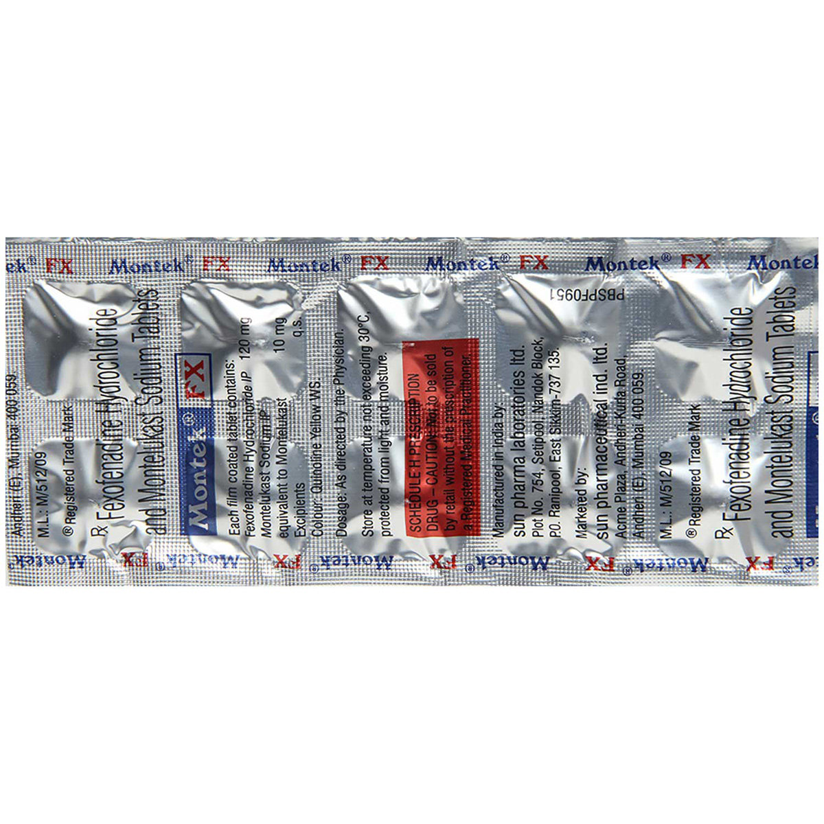 Montek FX Tablet 10's, Pack of 10 TABLETS Montek FX Tablet 10's, Pack of 10 TABLETS