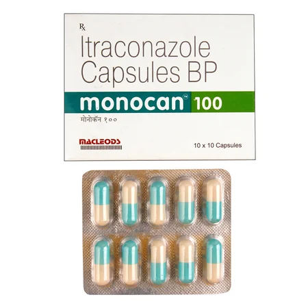 Monocan 100 mg Capsule 10's