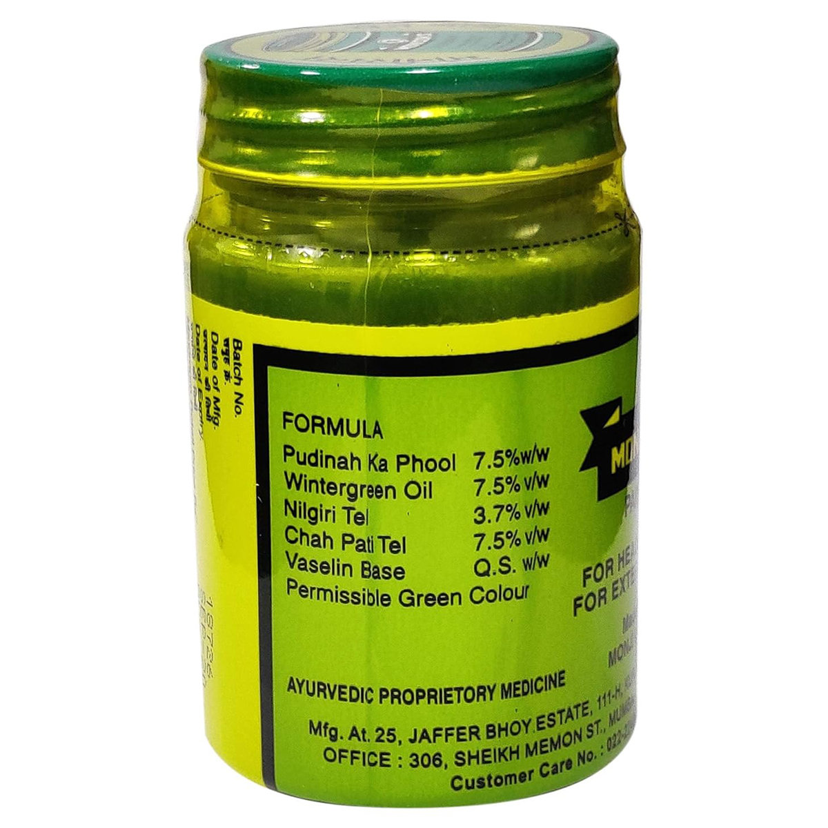 Monisons Pain Balm, 10 gm, Pack of 1 Monisons Pain Balm, 10 gm, Pack of 1