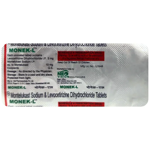 Monek-L Tablet 10's
