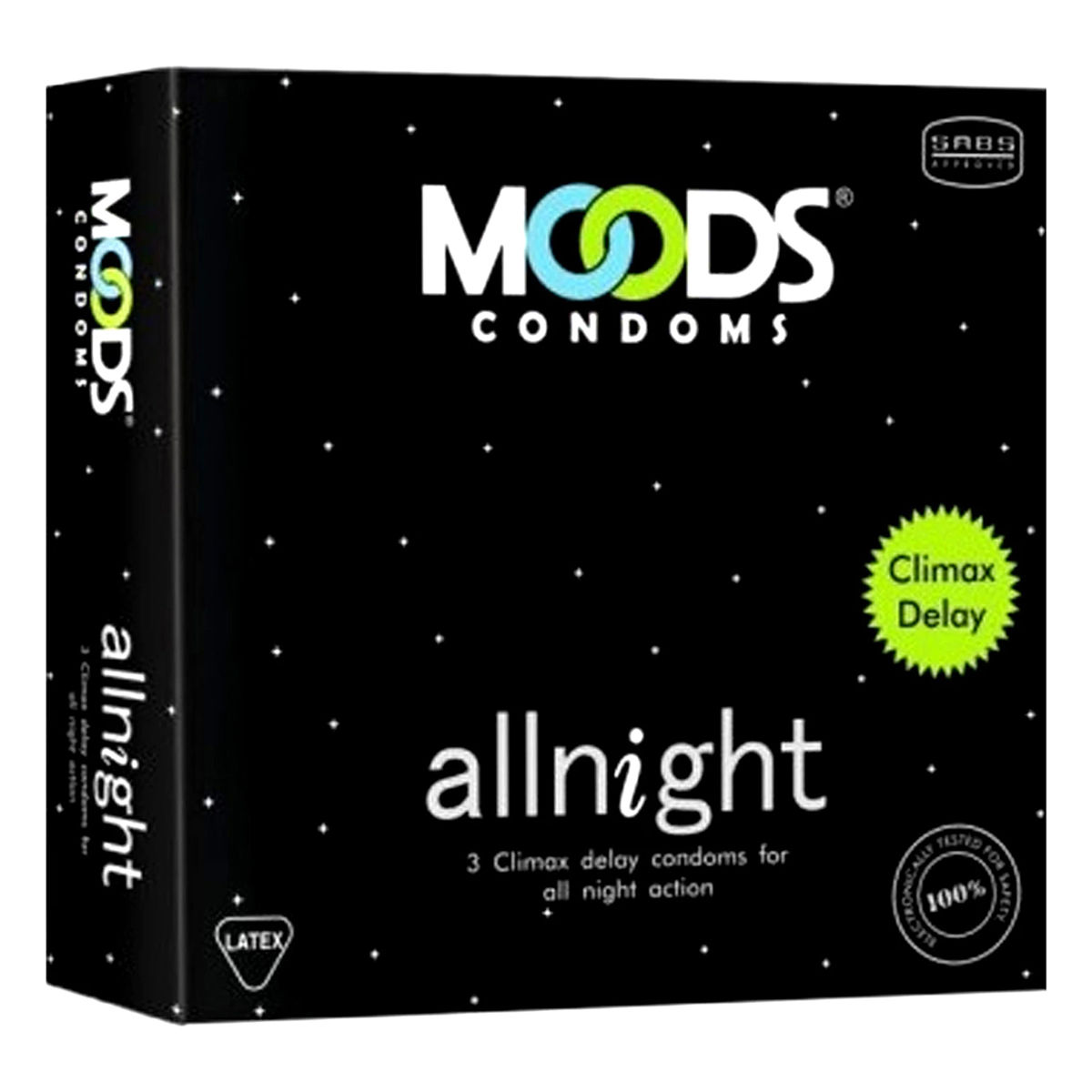 Buy Moods Allnight Climax Delay Condoms, 3 Count Online