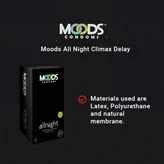Moods Allnight Climax Delay Condoms, 3 Count, Pack of 1