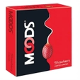 Moods Dotted Strawberry Flavour Condoms, 3 Count