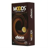 Moods Choco Flavour Condoms, 12 Count, Pack of 1
