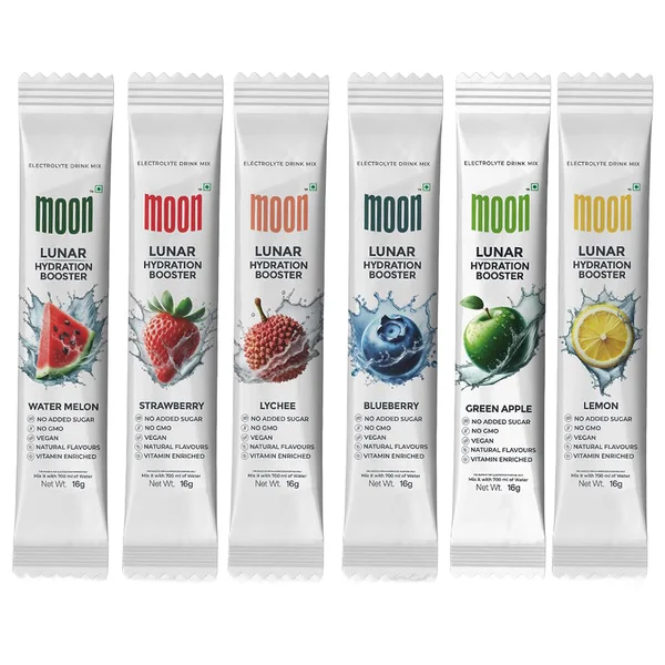 Moon Lunar Hydration Assorted Pack, 96 gm (6X16 gm)
