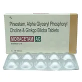 Moracetam AG Tablet 10's, Pack of 10 TABLETS