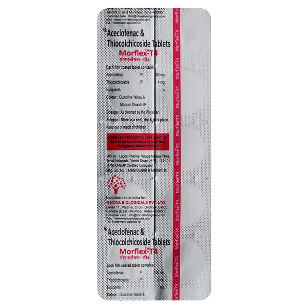 Morflex-T4 Tablet 10's