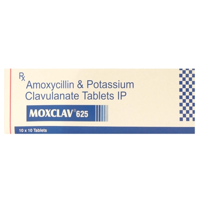 Moxclav 625 Tablet 10's, Pack of 10 TABLETS