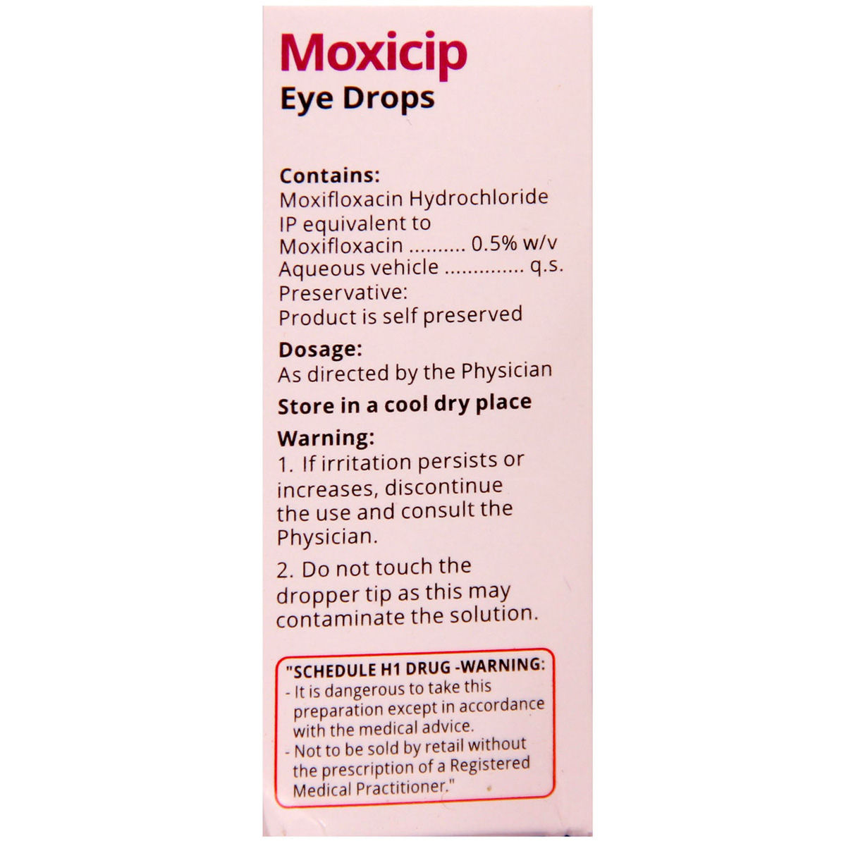 Buy Moxicip Eye Drops 5 ml Online