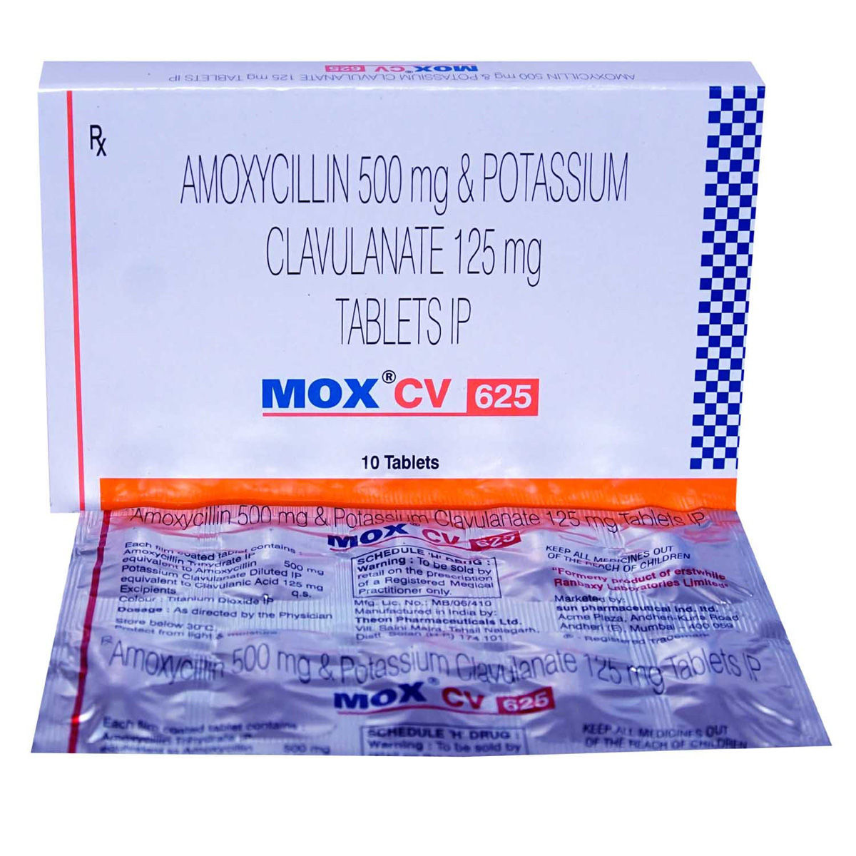 Mox CV 625 Tablet 10's Price, Uses, Side Effects, Composition Apollo  Pharmacy
