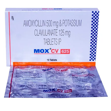 Mox CV 625 Tablet 10's