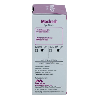 MOXFRESH EYE DROPS 5ML , Pack of 1 Drops